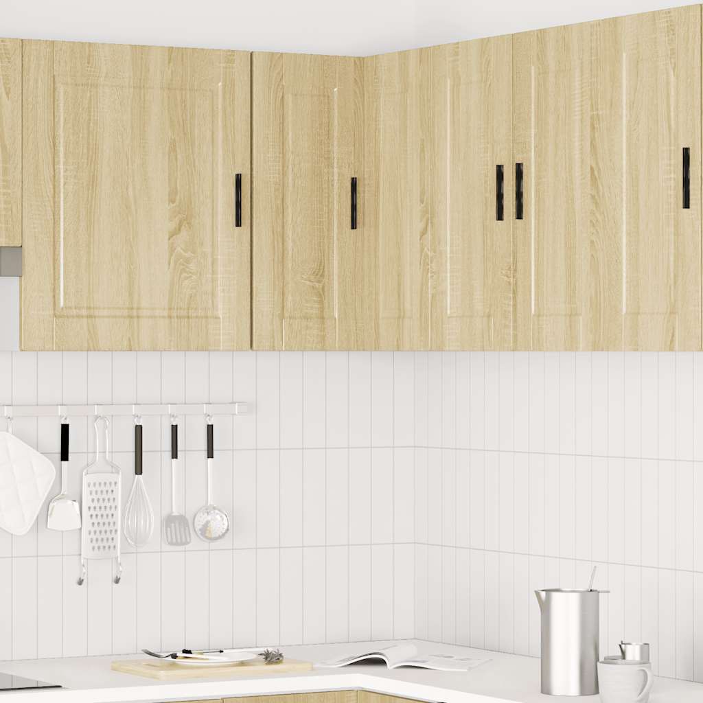 Kitchen Wall Corner Cabinet "Porto" Sonoma Oak Engineered Wood